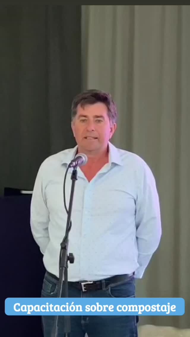 CAPACITACIÓN SOBRE COMPOSTAJE 🌿 Con la presencia del Ministro de Ambiente de la Provincia, Enrique Estevez y su equipo ...