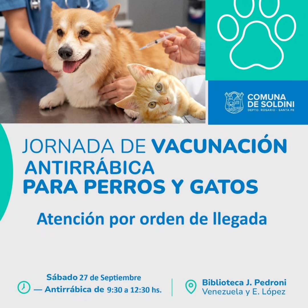 Te esperamos este sábado! 💉🐶🐱