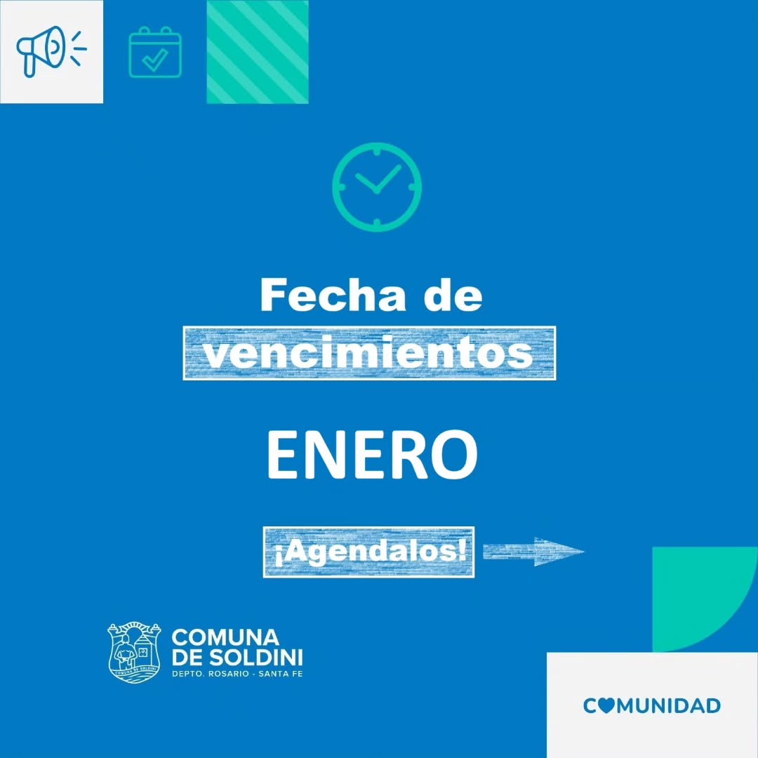 📆Vencimientos de Enero!