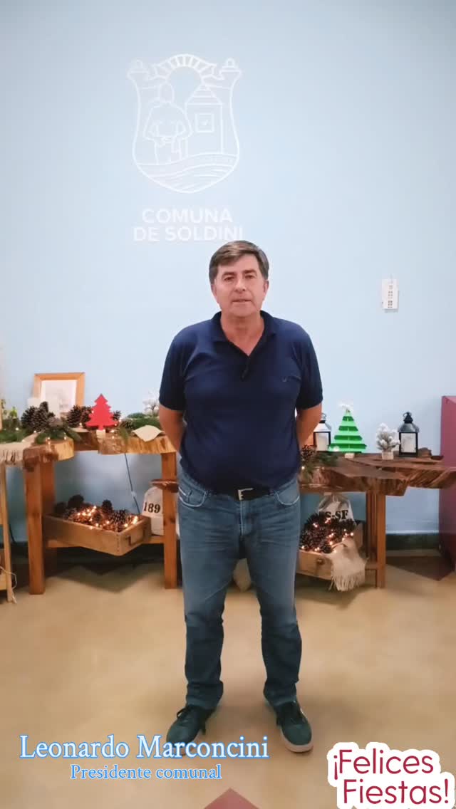 💫Queremos compartir un mensaje de nuestro presidente comunal, Leonardo Marconcini, para estas fiestas ✨ De corazón dese...