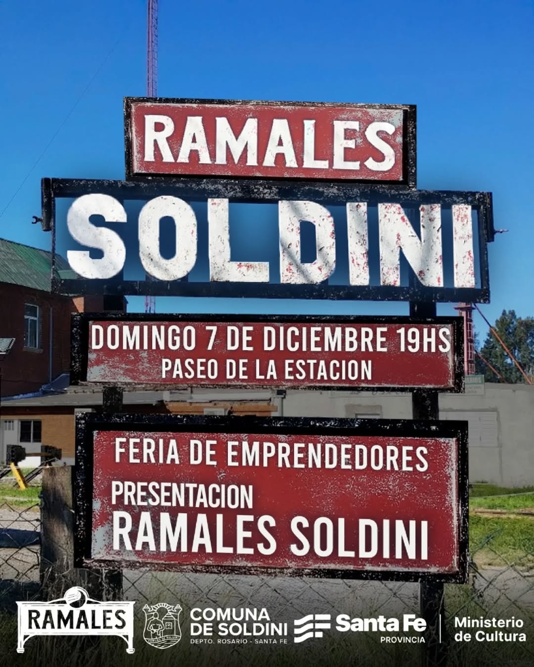 🚂Ramales llega a Soldini 🚃🚃🚃🚃🚃🚃🚃🚃🚃🚃🚃 💼👞El Domingo 7 de Diciembre los y las esperamos a partir de las 19:00...