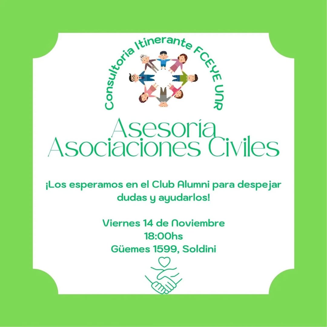 La Comuna acompaña e invita a una "Jornada de asesoría gratuita". El próximo Viernes 14/11, a partir de las 18 hs en el ...