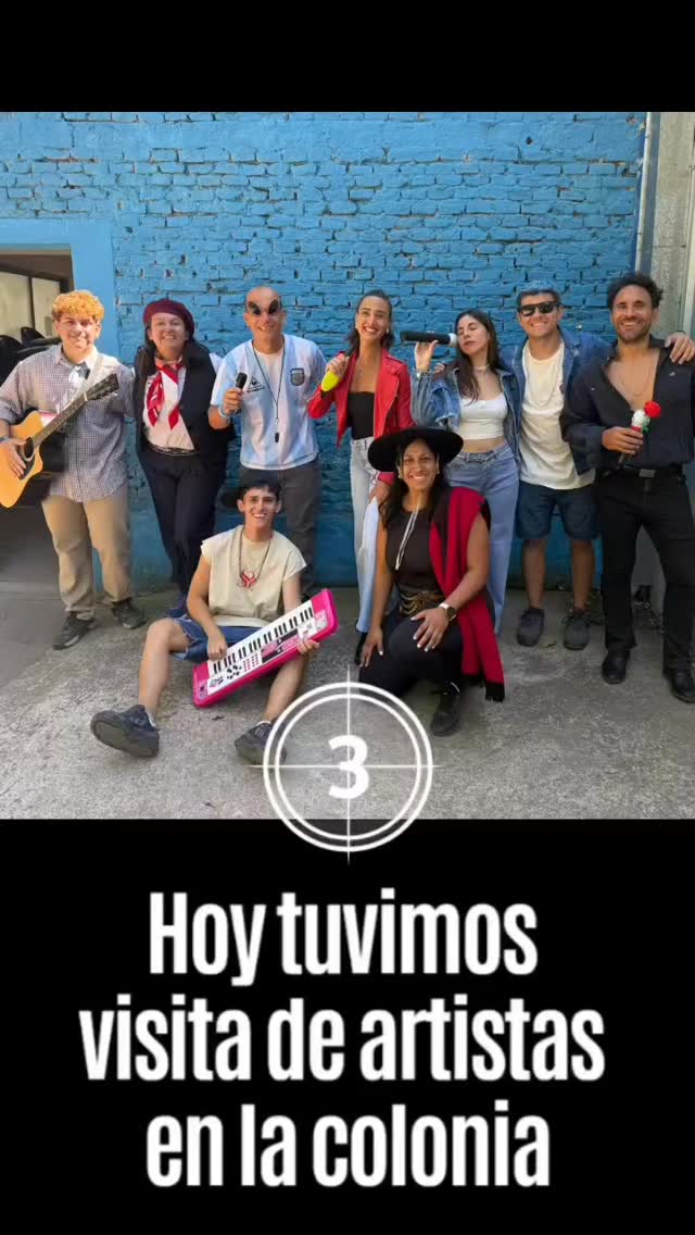 Colonias...hoy, con artistas de lujo 🎤 Observen... diversión, juegos, actores y mucho calor para una hermosa jornada de...