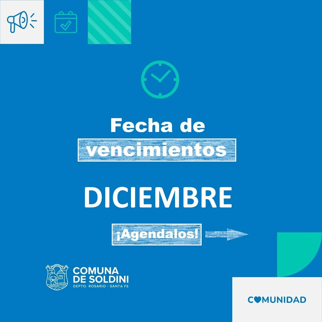 Vencimientos de Diciembre!