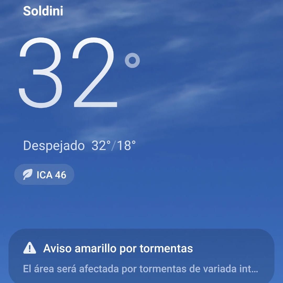 ALERTA METEOROLÓGICO ⚠️ Se emitió un alerta amarillo para la madrugada de este miércoles por tormentas de variada intens...