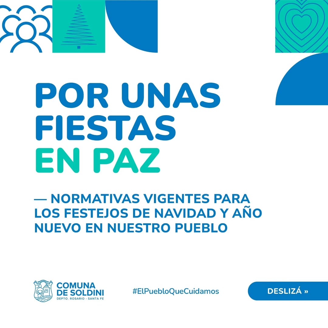 🎄Comenzamos a compartir las normativas vigentes, para las Fiestas de fin de año. Por unas fiestas en paz!🎊