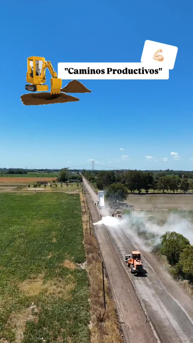 🚧 El camino productivo sigue a todo ritmo, y te invitamos a recorrerlo juntos!💪🏻 El tramo rural de calle Venezuela si...