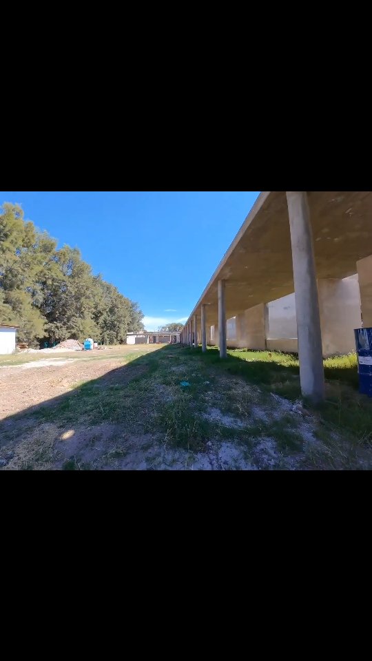 Aurora, sigue la obra del jardín! Dron de @claudiobrugnoni 👁️🗨️